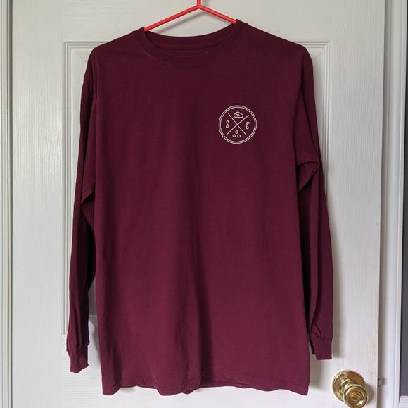 Sandcloud Tops - sandcloud maroon long sleeve